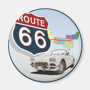 Route 66 magnet