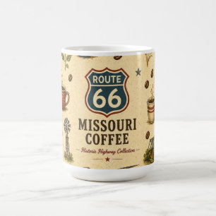 Route 66 Missouri River Road Coffee Memories Mug