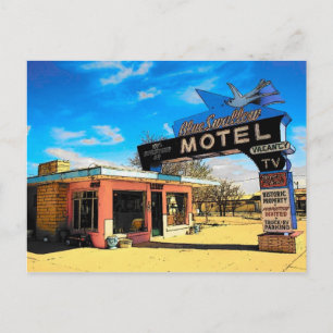 Route 66 Motel Postcard - Customised