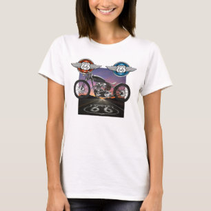 Route 66 - Motorcycle - SRF T-Shirt