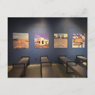 Route 66 Museum Exhibit Wall Postcard