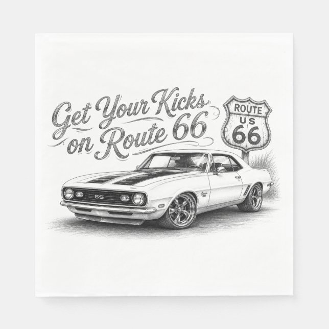 Route 66 Napkins (Front)