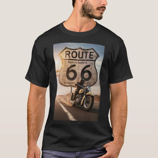 Route 66 Nostalgia T-Shirt (Front)