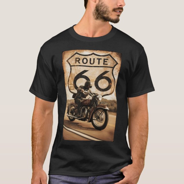 Route 66 Nostalgia T-Shirt (Front)
