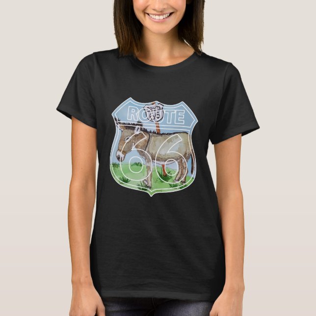 Route 66 Oatman Donkey T-Shirt (Front)