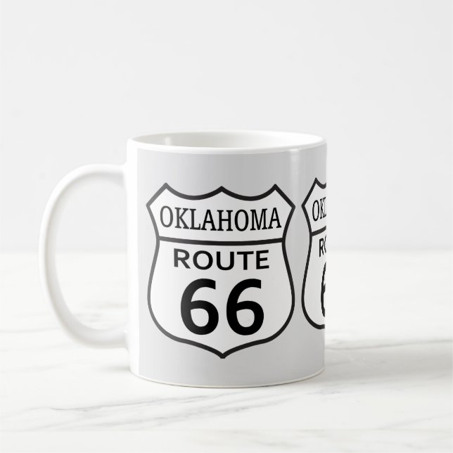 Route 66 Oklahoma Coffee Mug (Left)