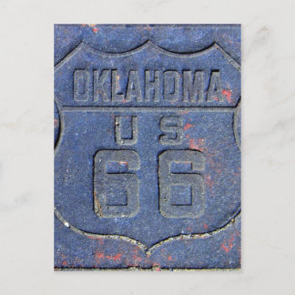 Route 66 Oklahoma Postcard