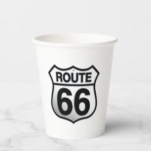Route 66 paper cups