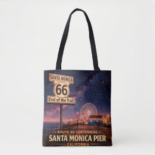 Route 66 Pier Carryall Beach Haul Tote Bag