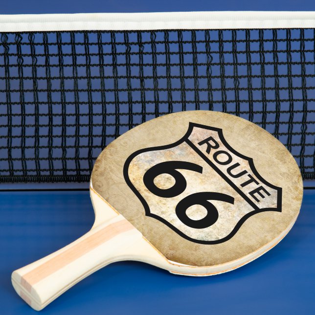 Route 66 Ping Pong Paddle (Insitu)
