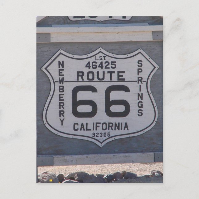 Route 66 postcard (Front)