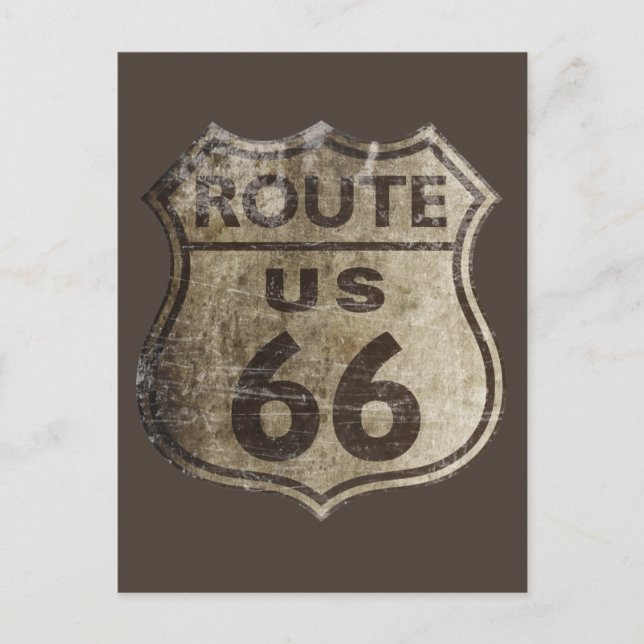 Route 66 postcard (Front)