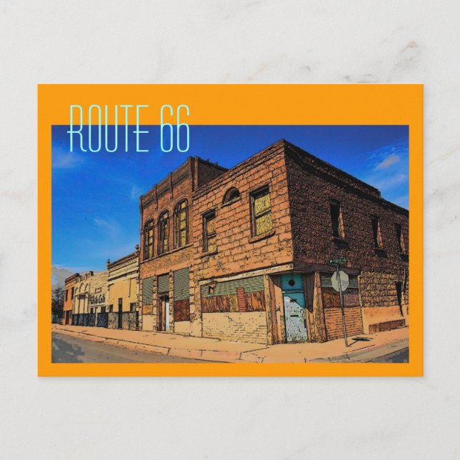 Route 66 Postcard (Front)
