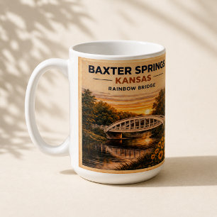 Route 66 Rainbow Bridge Baxter Springs Keepsake Coffee Mug