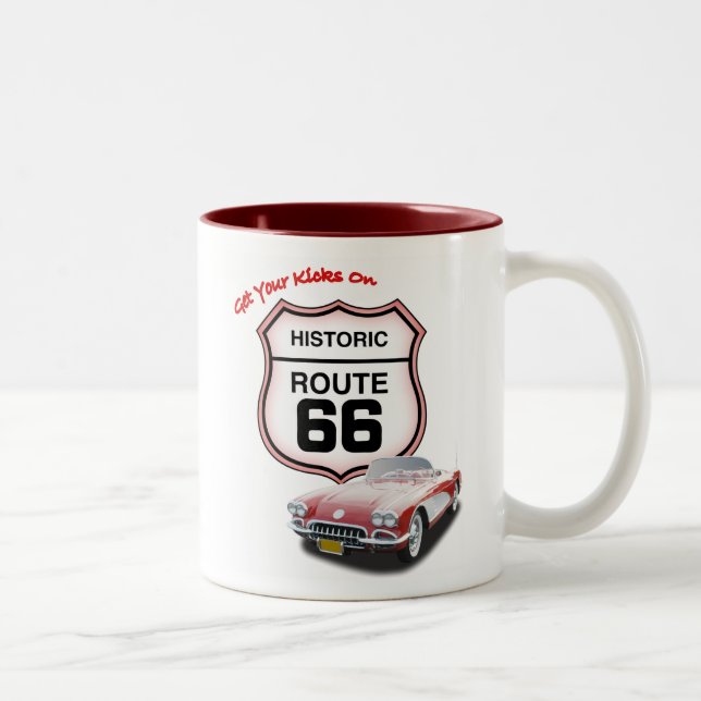 Route 66 Red 15 oz mug (Right)