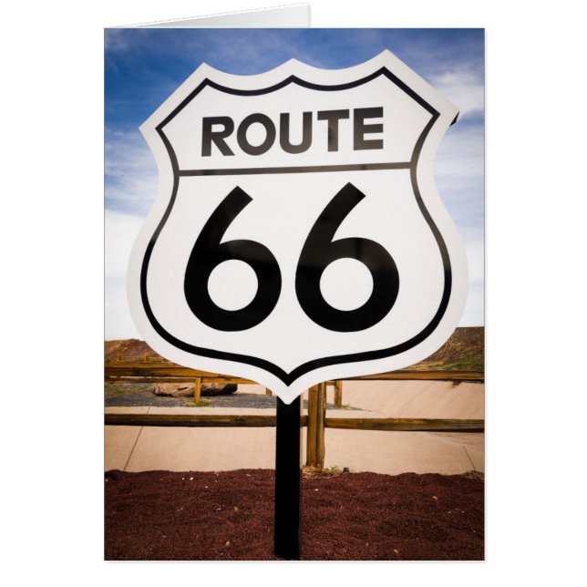 Route 66 road sign, Arizona (Front)