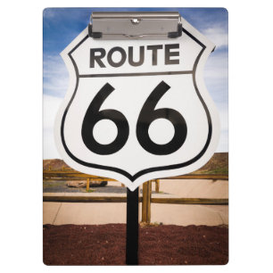 Route 66 road sign, Arizona Clipboard