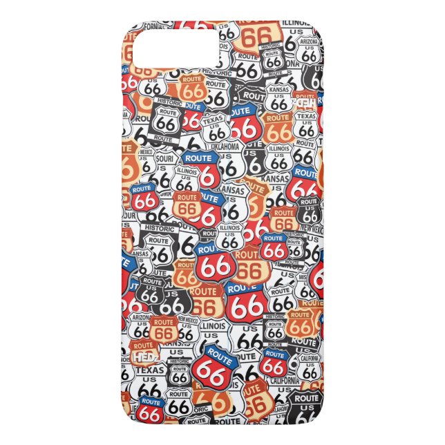 Route 66 Road Signs Case-Mate iPhone Case (Back)