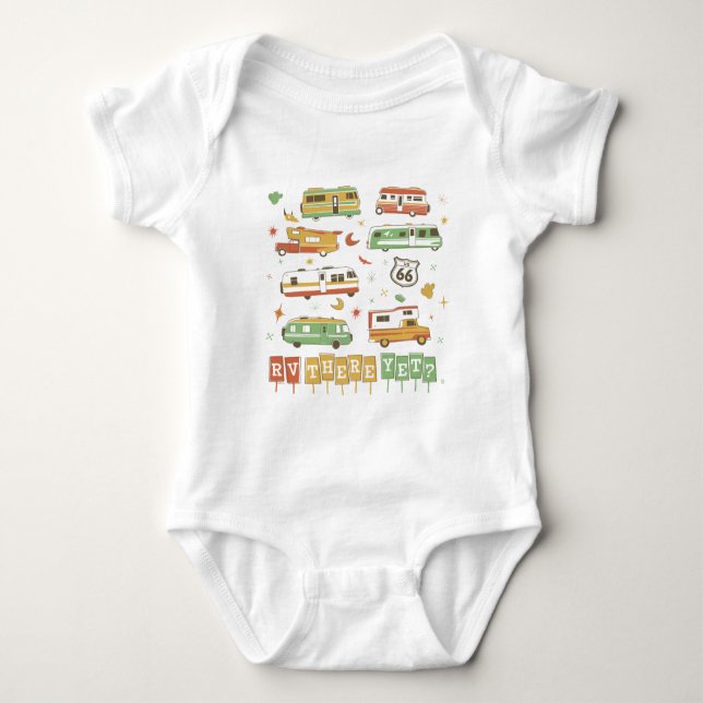 Route 66 RV There Yet Baby Bodysuit (Front)