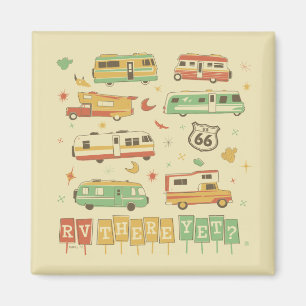 Route 66 RV There Yet Magnet
