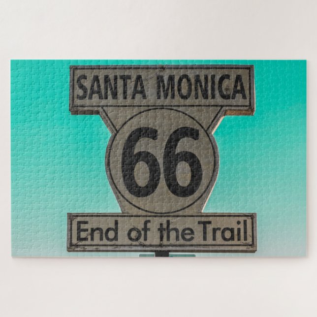 Route 66 Santa Monica. Jigsaw Puzzle (Horizontal)