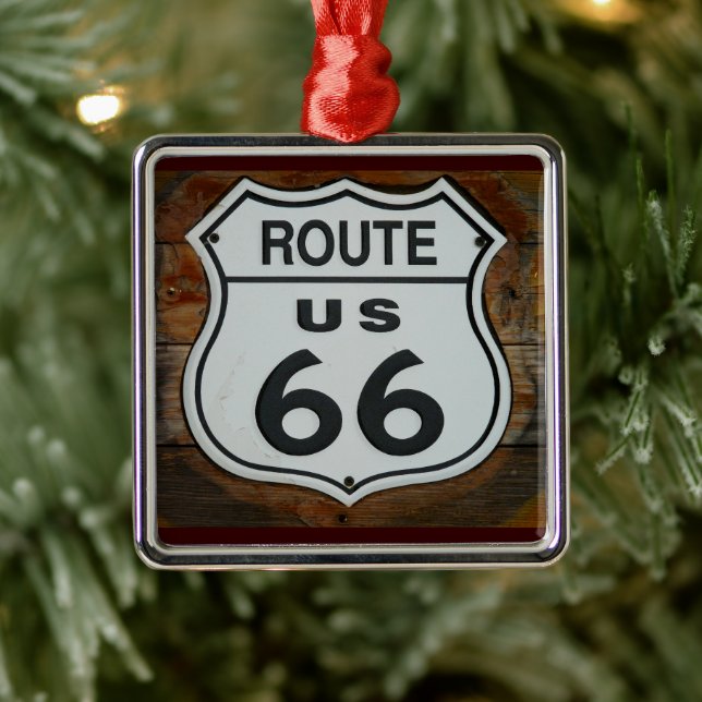 Route 66 Shield Ornament (Tree)