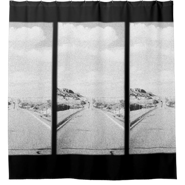 Route 66 shower curtain (Front)