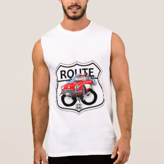 Route 66 sign gifts sleeveless shirt