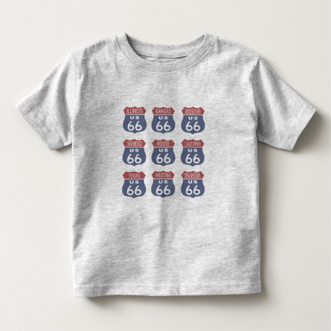 Route 66 Signs Toddler T-Shirt (Front)