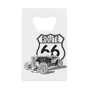 Route 66 Stainless Steel Bottle Opener
