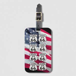Route 66 States Luggage Tag