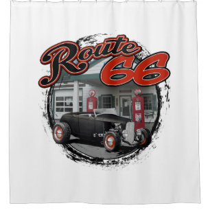 Route 66 Station Shower Curtain