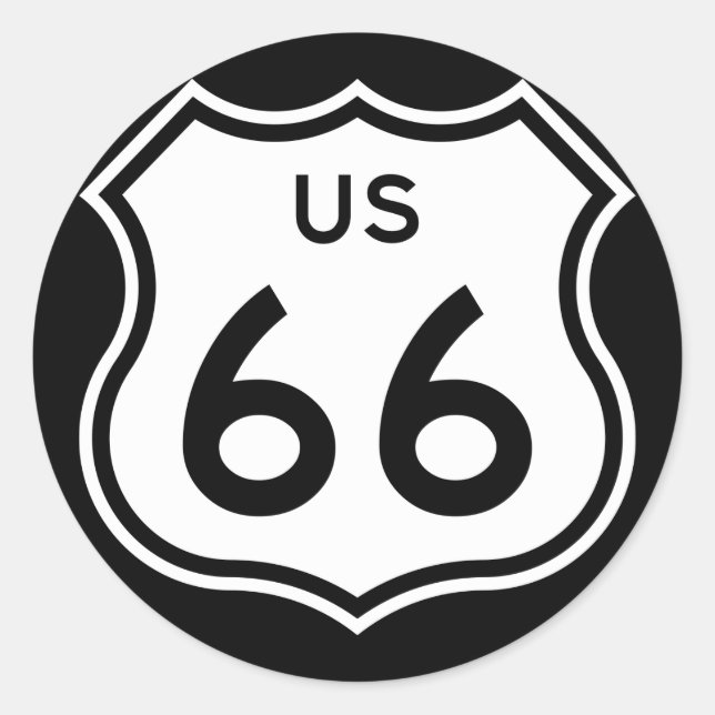 Route 66 Sticker (Front)