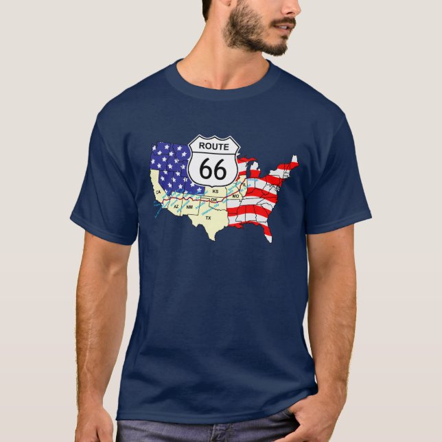 Route 66 T-Shirt (Front)