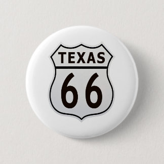 Route 66 Texas 6 Cm Round Badge