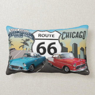 Route 66, The Mother Road Lumbar Cushion