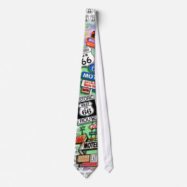 ROUTE 66 - The Mother Road NECK TIES by PopArtDiva (Front)