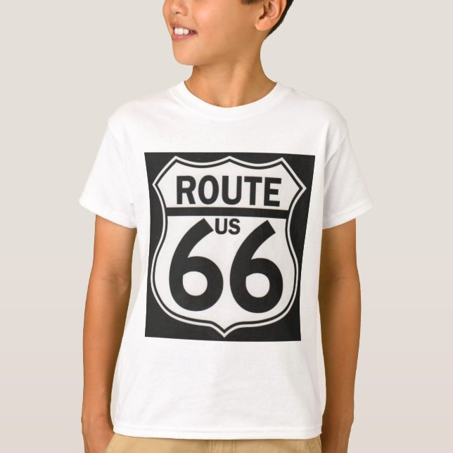 Route 66 - The Mother Road T-Shirt (Front)
