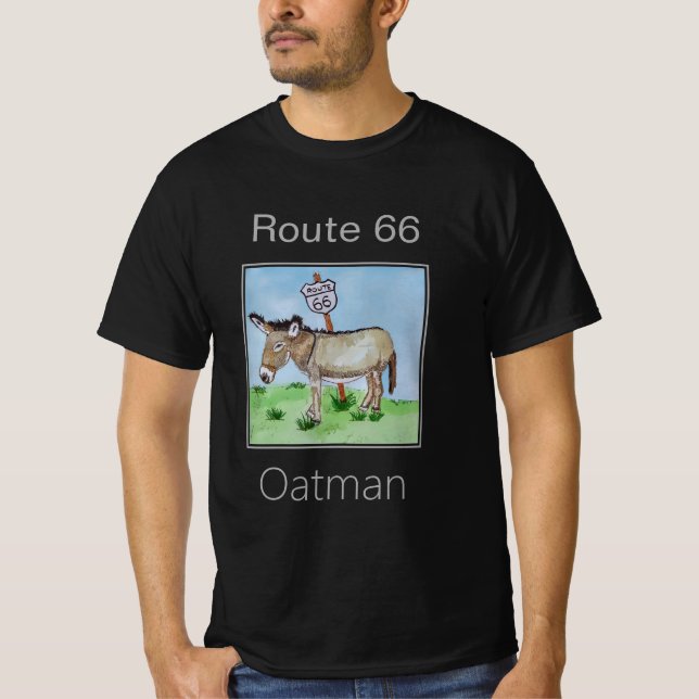 Route 66, The Oatman Donkey T-Shirt (Front)