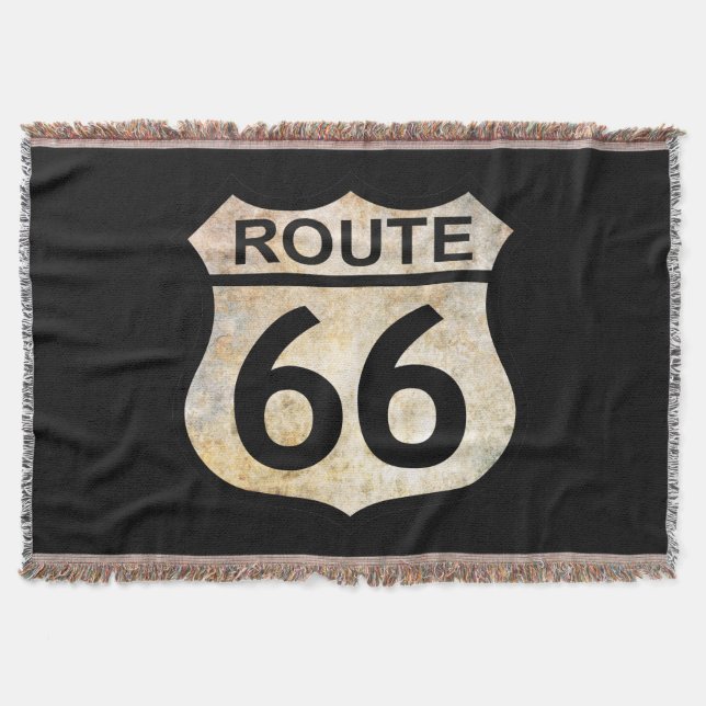 Route 66 throw blanket (Front)