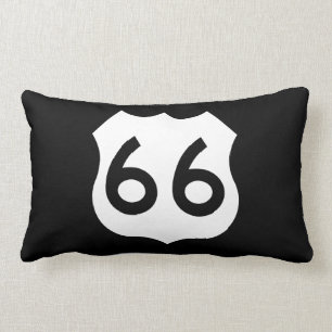 Route 66 Throw Pillow
