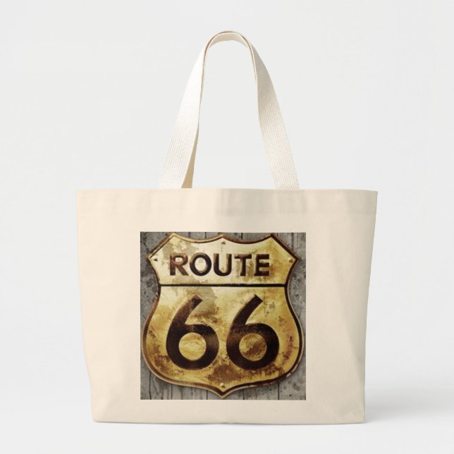 Route 66 Tote Bag (Front)