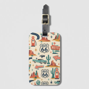 Route 66 Travel Essential Road Trip Luggage Tag