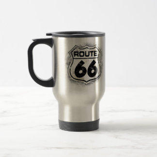 Route 66 travel mug