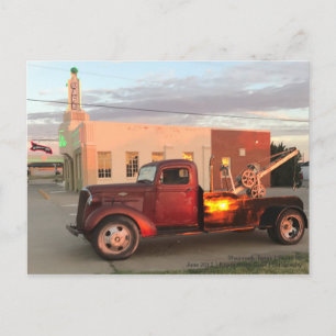 Route 66: U Drop Inn   Shamrock, TX Postcard