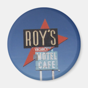 Route 66 Vintage Motel Sign Magnet