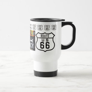 Route 66 Vintage Motel Vacancy Sign  Souvenir Travel Mug
