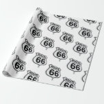 Route 66 wrapping paper<br><div class="desc">Classic American history to remind you of the open road as you go through your day.</div>