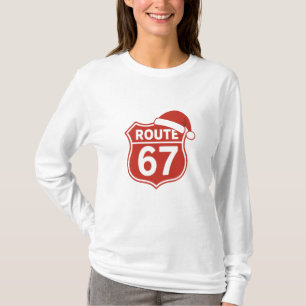 Route 67 – Santa Edition Vintage Christmas T-Shirt