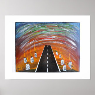 Route de souffrance /    Paper (Matte) Poster
